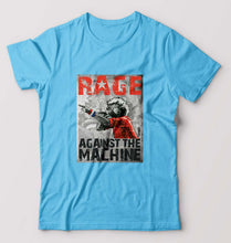 Load image into Gallery viewer, Rage Against The Machine T-Shirt for Men-Light Blue-Ektarfa.online
