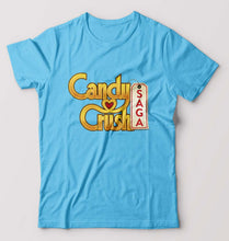 Load image into Gallery viewer, Candy Crush T-Shirt for Men-Light Blue-Ektarfa.online
