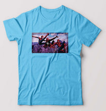 Load image into Gallery viewer, Spiderman Superhero T-Shirt for Men-Light Blue-Ektarfa.online
