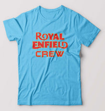 Load image into Gallery viewer, Royal Enfield Crew T-Shirt for Men-Light Blue-Ektarfa.online
