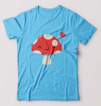 Load image into Gallery viewer, Mushroom T-Shirt for Men-Light Blue-Ektarfa.online
