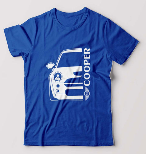 MINI Cooper T-Shirt for Men-Royal Blue-Ektarfa.online