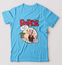 Load image into Gallery viewer, Popeye T-Shirt for Men-Light Blue-Ektarfa.online
