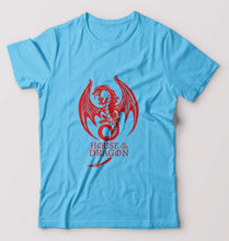 Load image into Gallery viewer, House of the Dragon (GOT) T-Shirt for Men-Light Blue-Ektarfa.online
