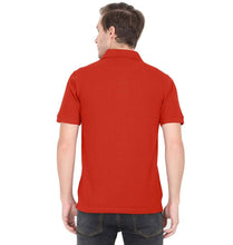 Load image into Gallery viewer, Plain Red Polo/Collar T-Shirt For Men-ektarfa.com
