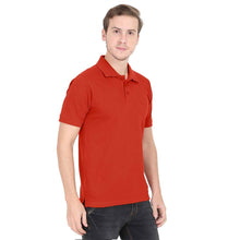Load image into Gallery viewer, Plain Red Polo/Collar T-Shirt For Men-ektarfa.com
