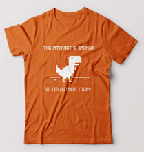 Load image into Gallery viewer, Internet Funny T-Shirt for Men-Orange-Ektarfa.online

