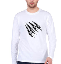 Load image into Gallery viewer, Monster Full Sleeves T-Shirt for Men-White-Ektarfa.online
