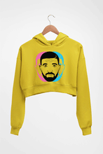 Load image into Gallery viewer, Drake Crop HOODIE FOR WOMEN-Mustard Yellow-Ektarfa.online
