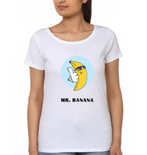 Load image into Gallery viewer, Banana T-Shirt for Women-White-Ektarfa.online
