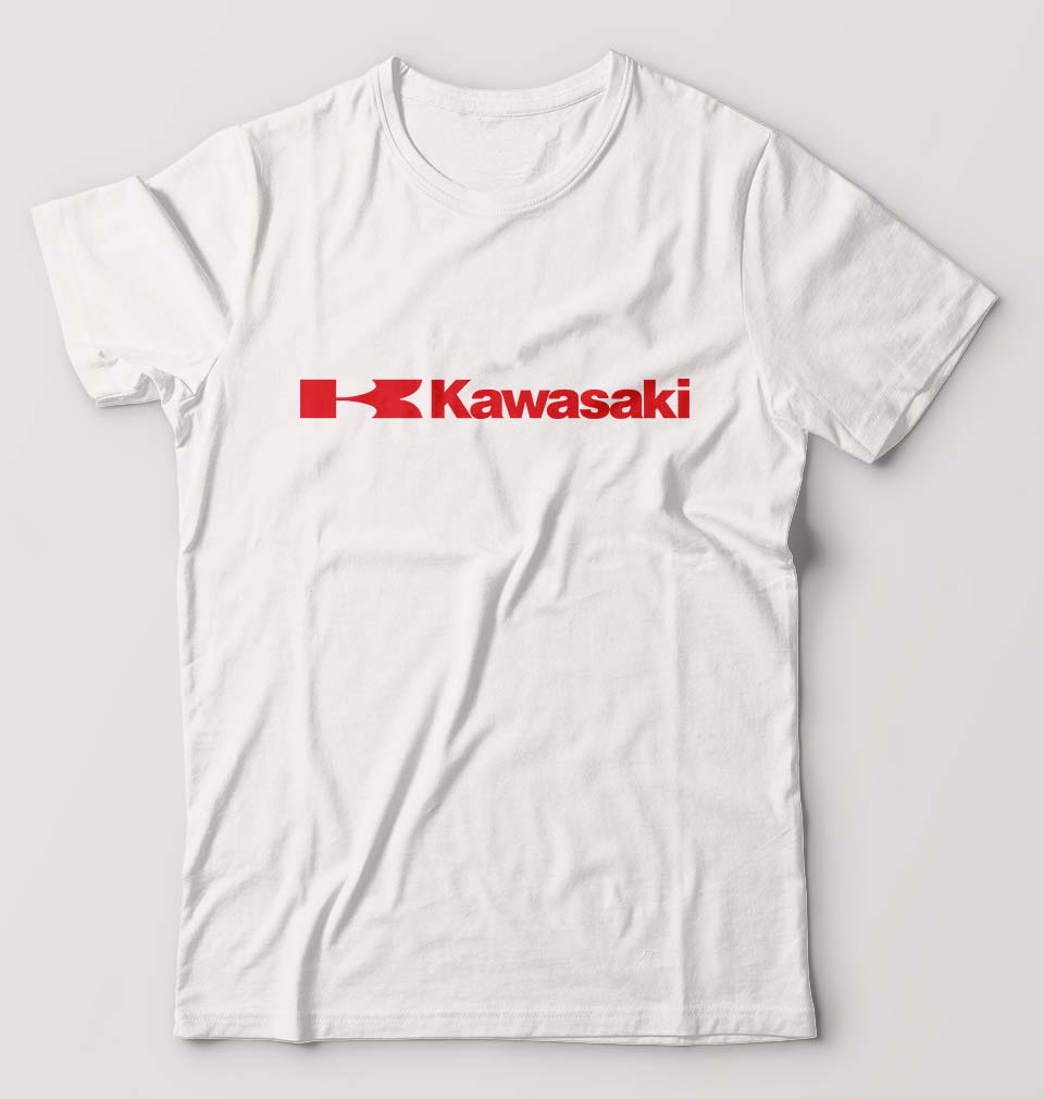 Kawasaki T-Shirt for Men-White-Ektarfa.online