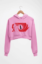 Load image into Gallery viewer, James Bond 007 Crop HOODIE FOR WOMEN-Light Baby Pink-Ektarfa.online
