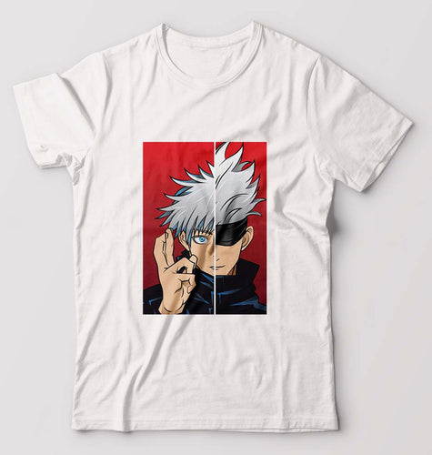 Sukuna Anime T-Shirt for Men-White-Ektarfa.online