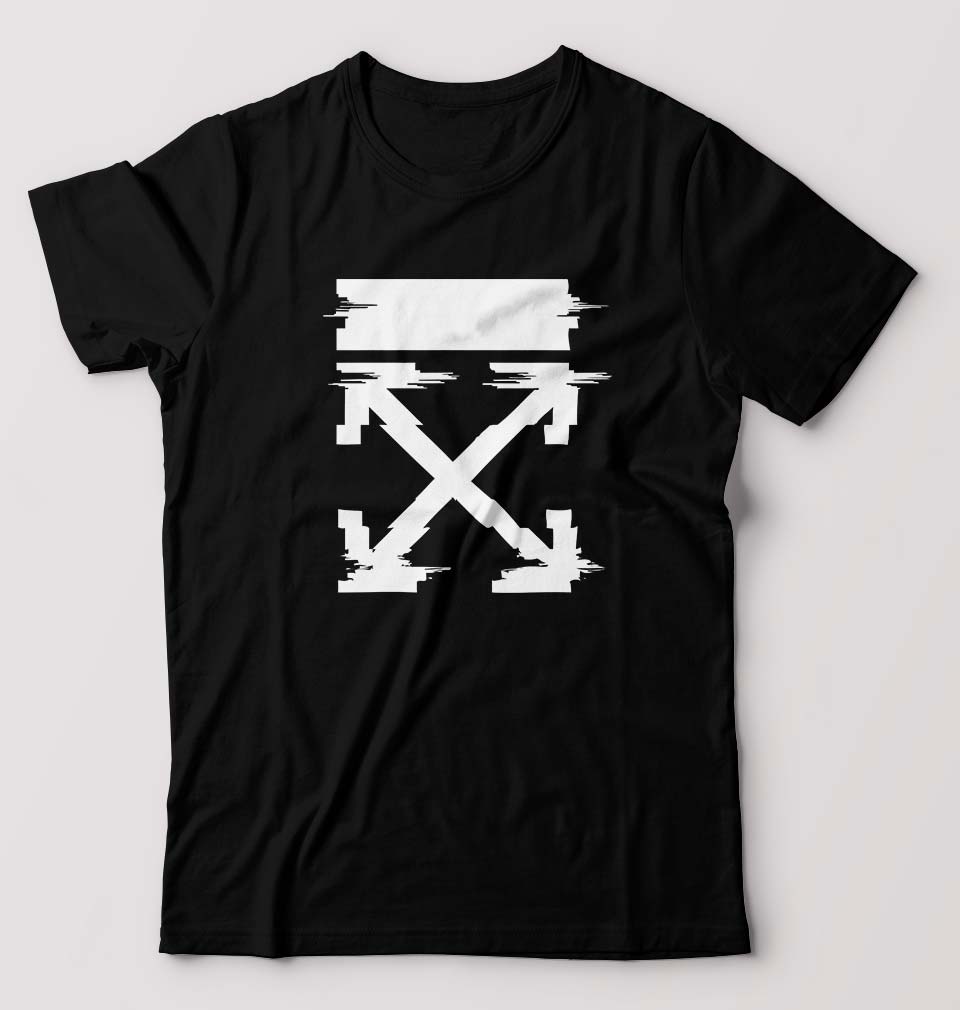 Off White Tee T-Shirt for Men-Black-Ektarfa.online