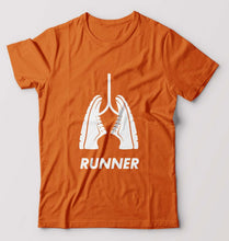 Load image into Gallery viewer, Runner Running T-Shirt for Men-Orange-Ektarfa.online
