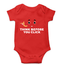 Load image into Gallery viewer, Cyber Security Kids Romper For Baby Boy/Girl-Red-Ektarfa.online
