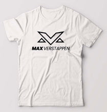 Load image into Gallery viewer, Max Verstappen T-Shirt for Men-S(38 Inches)-White-Ektarfa.online
