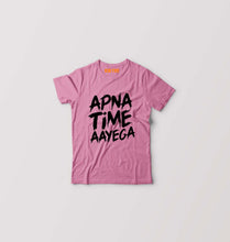 Load image into Gallery viewer, Apna Time Aayega Kids T-Shirt for Boy/Girl-Pink-Ektarfa.online
