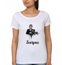 Load image into Gallery viewer, Scarface T-Shirt for Women-White-Ektarfa.online
