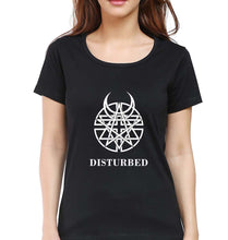 Load image into Gallery viewer, Disturbed T-Shirt for Women-Black-Ektarfa.online
