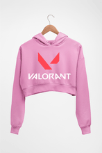 Load image into Gallery viewer, Valorant Crop HOODIE FOR WOMEN-Light Baby Pink-Ektarfa.online
