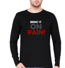 Load image into Gallery viewer, Gym Pain Full Sleeves T-Shirt for Men-Black-Ektarfa.online
