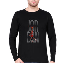 Load image into Gallery viewer, Michael Jordan Full Sleeves T-Shirt for Men-Black-Ektarfa.online
