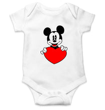 Load image into Gallery viewer, Mickey Mouse Kids Romper For Baby Boy/Girl-0-5 Months(18 Inches)-White-Ektarfa.online
