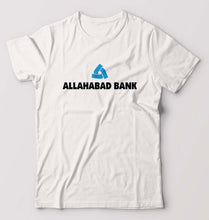 Load image into Gallery viewer, Allahabad Bank T-Shirt for Men-White-Ektarfa.online
