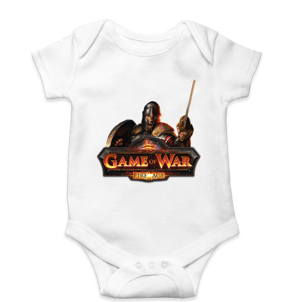 Game of War Kids Romper For Baby Boy/Girl-White-Ektarfa.online