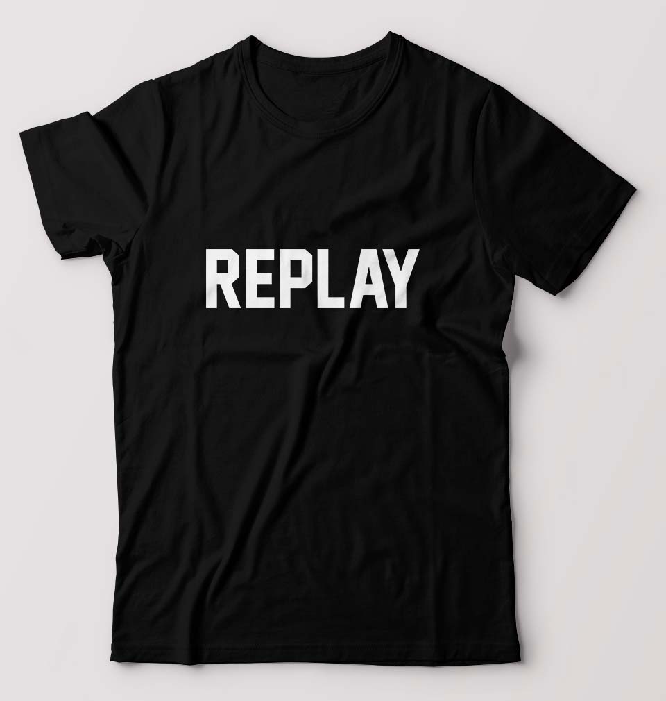 Replay T-Shirt for Men-Black-Ektarfa.online