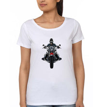 Load image into Gallery viewer, Biker T-Shirt for Women-White-Ektarfa.online

