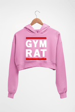 Load image into Gallery viewer, Gym Rat Crop HOODIE FOR WOMEN-Light Baby Pink-Ektarfa.online

