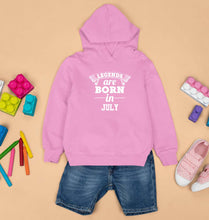 Load image into Gallery viewer, Legends are Born in July Kids Hoodie for Boy/Girl-1-2 Years(24 Inches)-Light Baby Pink-Ektarfa.online
