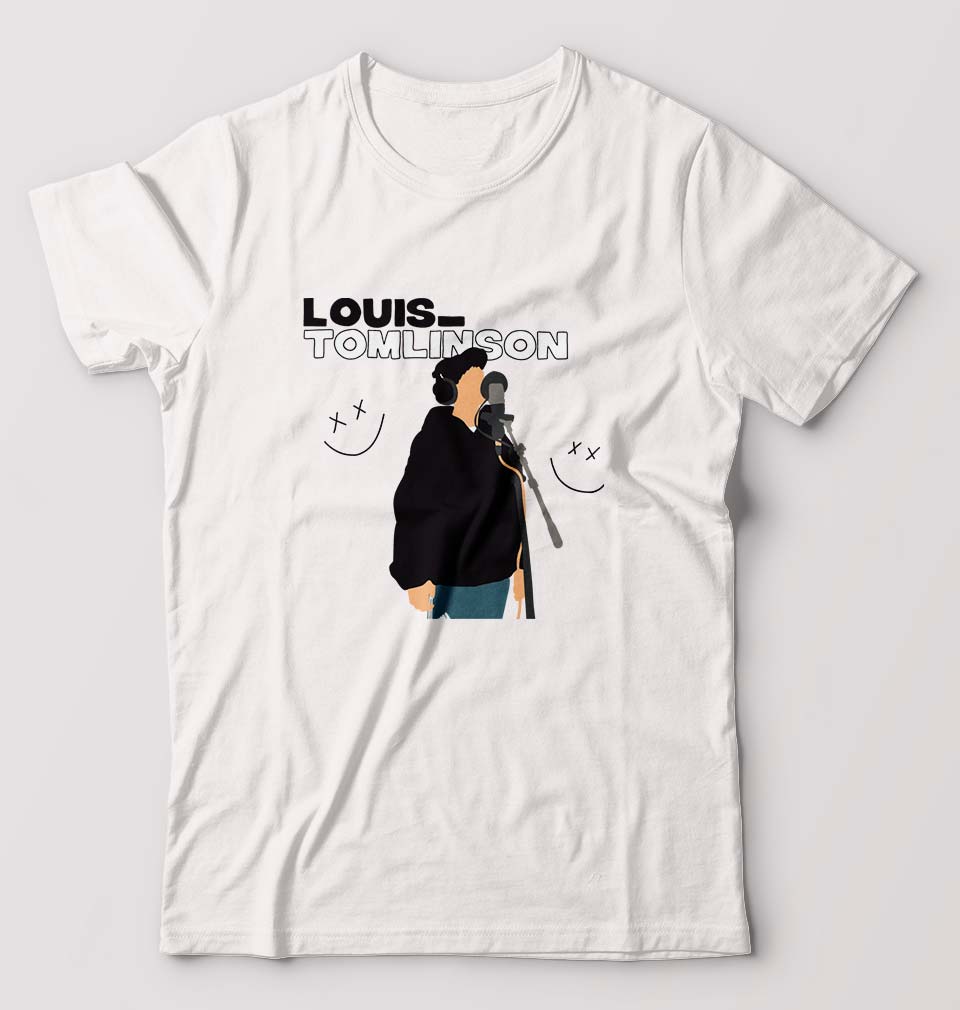 Louis Tomlinson T-Shirt for Men-White-Ektarfa.online