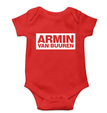 Load image into Gallery viewer, Armin Van Buuren Kids Romper For Baby Boy/Girl-0-5 Months(18 Inches)-Red-Ektarfa.online
