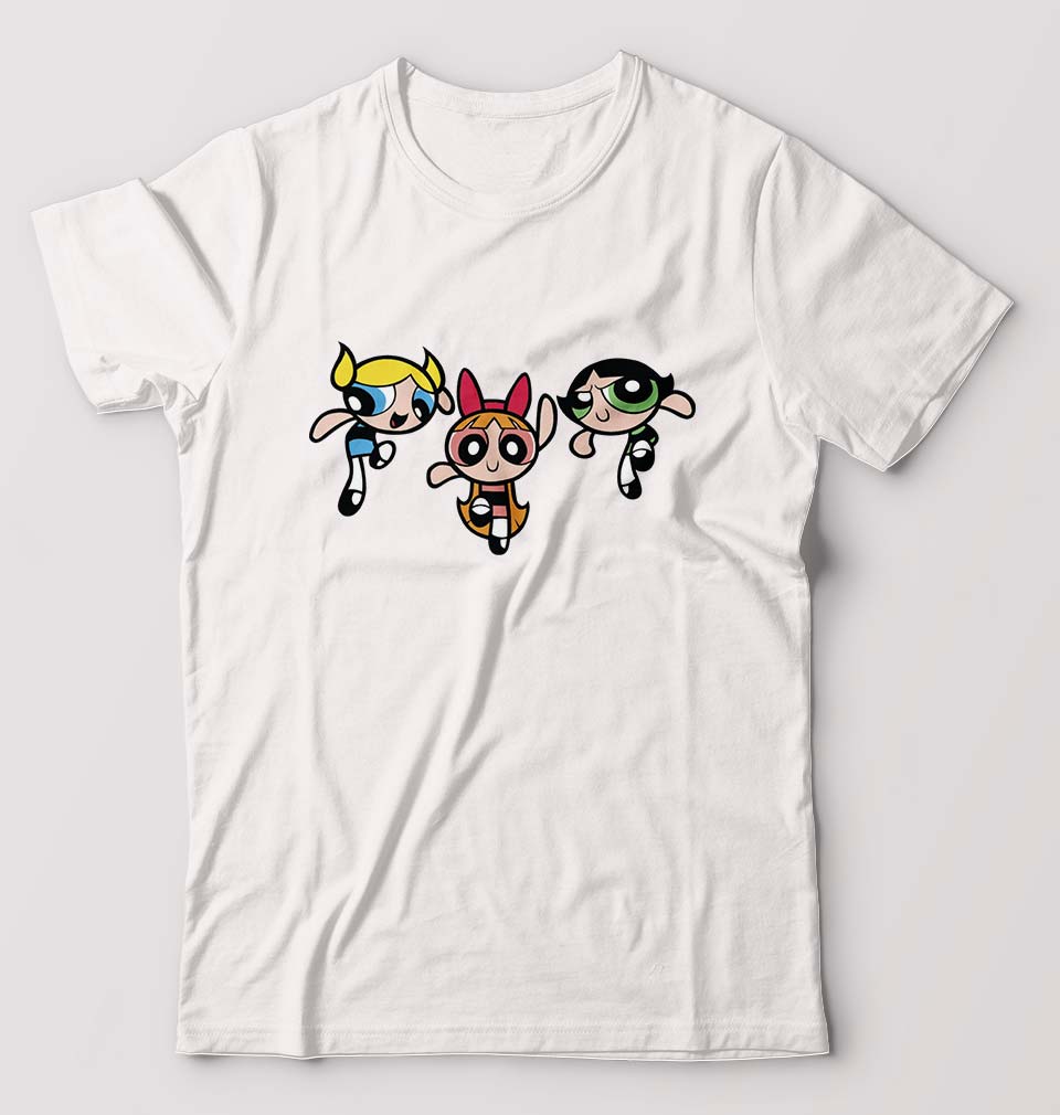 Powerpuff Girls T-Shirt for Men-White-Ektarfa.online