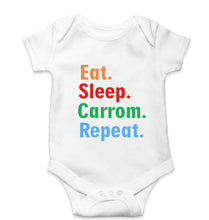 Load image into Gallery viewer, Carrom Kids Romper For Baby Boy/Girl-White-Ektarfa.online
