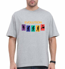Load image into Gallery viewer, Evolution Football Oversized T-Shirt for Men-Grey-Ektarfa.online
