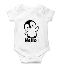 Load image into Gallery viewer, Penguin Hello Kids Romper For Baby Boy/Girl-0-5 Months(18 Inches)-White-Ektarfa.online
