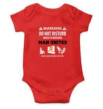 Load image into Gallery viewer, Warning Man United Kids Romper For Baby Boy/Girl-0-5 Months(18 Inches)-RED-Ektarfa.online
