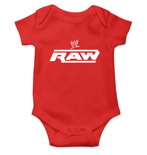 WWE RAW Kids Romper For Baby Boy/Girl-0-5 Months(18 Inches)-RED-Ektarfa.online