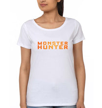 Load image into Gallery viewer, Monster Hunter T-Shirt for Women-White-Ektarfa.online
