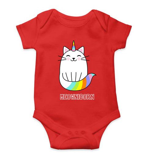 Cat Unicorn Kids Romper For Baby Boy/Girl-Red-Ektarfa.online