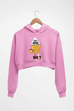 Load image into Gallery viewer, Shit Crop HOODIE FOR WOMEN-Light Baby Pink-Ektarfa.online

