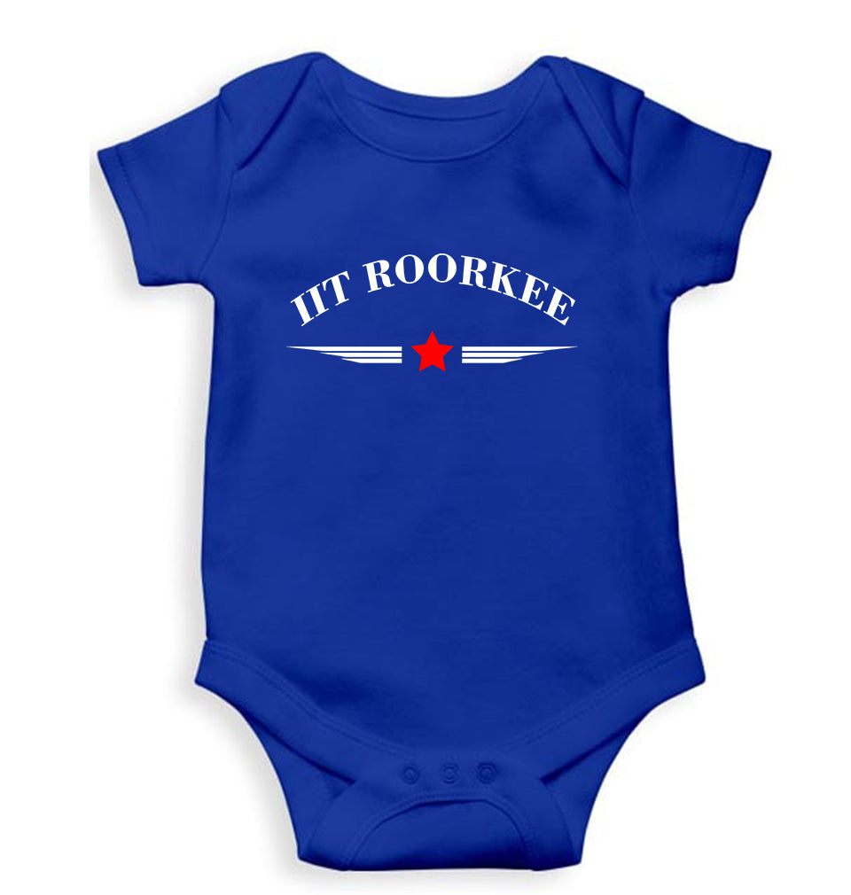 IIT Roorkee Kids Romper For Baby Boy/Girl-Royal Blue-Ektarfa.online