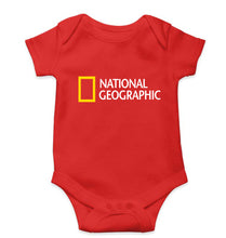 Load image into Gallery viewer, National Geographic Kids Romper For Baby Boy/Girl-0-5 Months(18 Inches)-Red-Ektarfa.online
