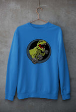 Load image into Gallery viewer, Angry T-Rex Gym Unisex Sweatshirt for Men/Women-Royal Blue-Ektarfa.online
