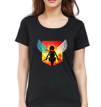 Load image into Gallery viewer, Attack on Titan T-Shirt for Women-Black-Ektarfa.online
