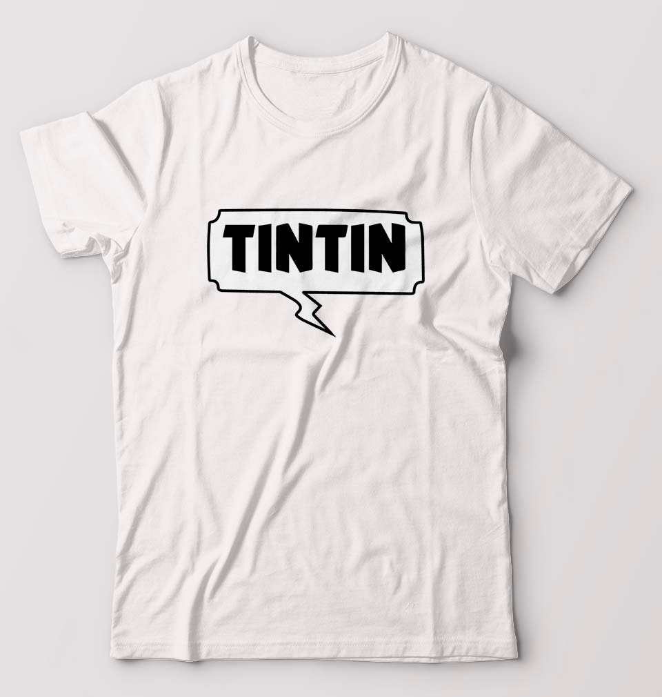 Tintin T-Shirt for Men-White-Ektarfa.online